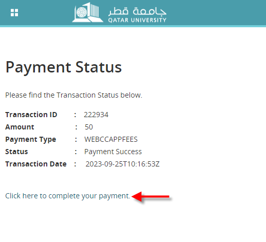 Payment Guideline | Qatar University - Image13